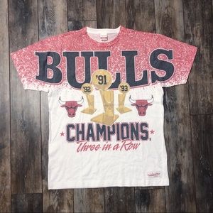 ‘93🏆 Chicago Bulls 3Peat NBA Championship Tee